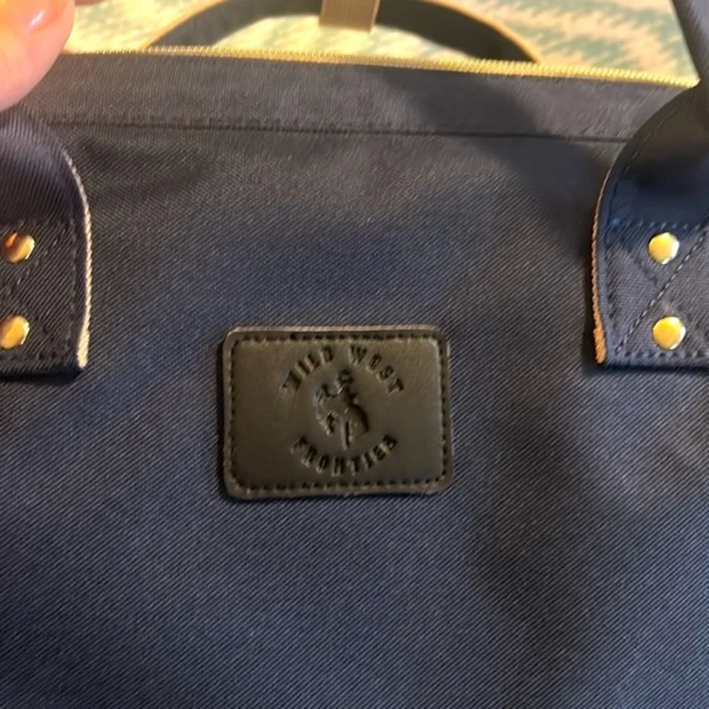 Navy Baby Diaper Backpack Tote - Versatile Baby Bag